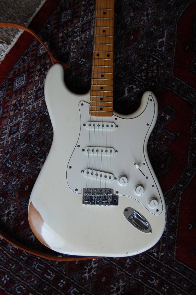 Finished as the customer wanted with new Fender USA pickups