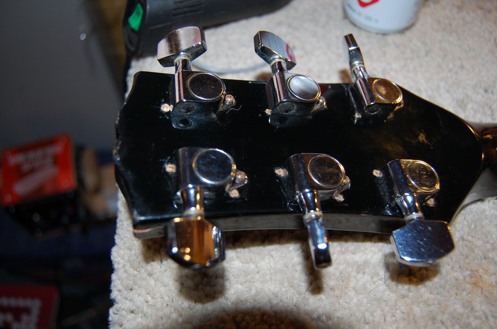 Improved tuners added as originals were a little slack!