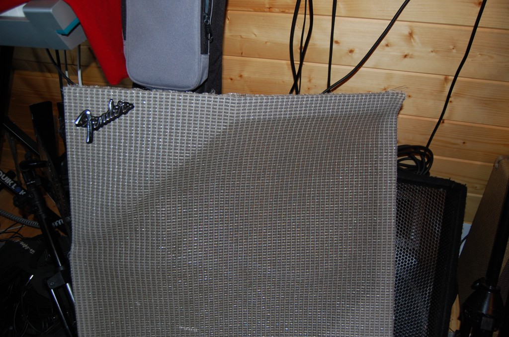 Grill frame broken in 3 places but grill cloth good, will make a new frame