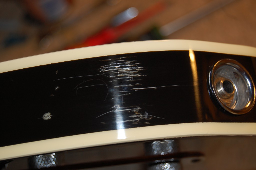 Only visible damage... dodgy stand I think