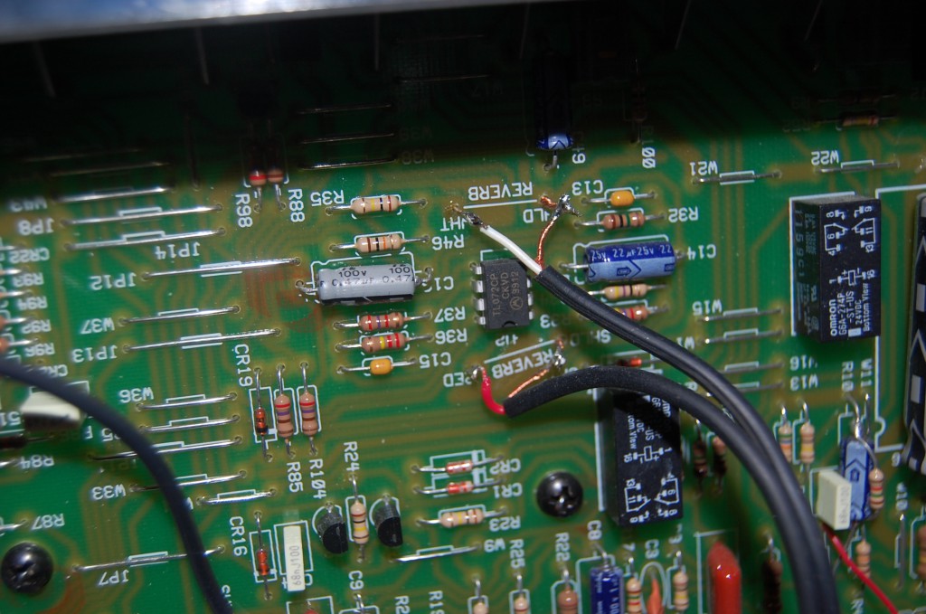 Checking reverb contacts.. all good
