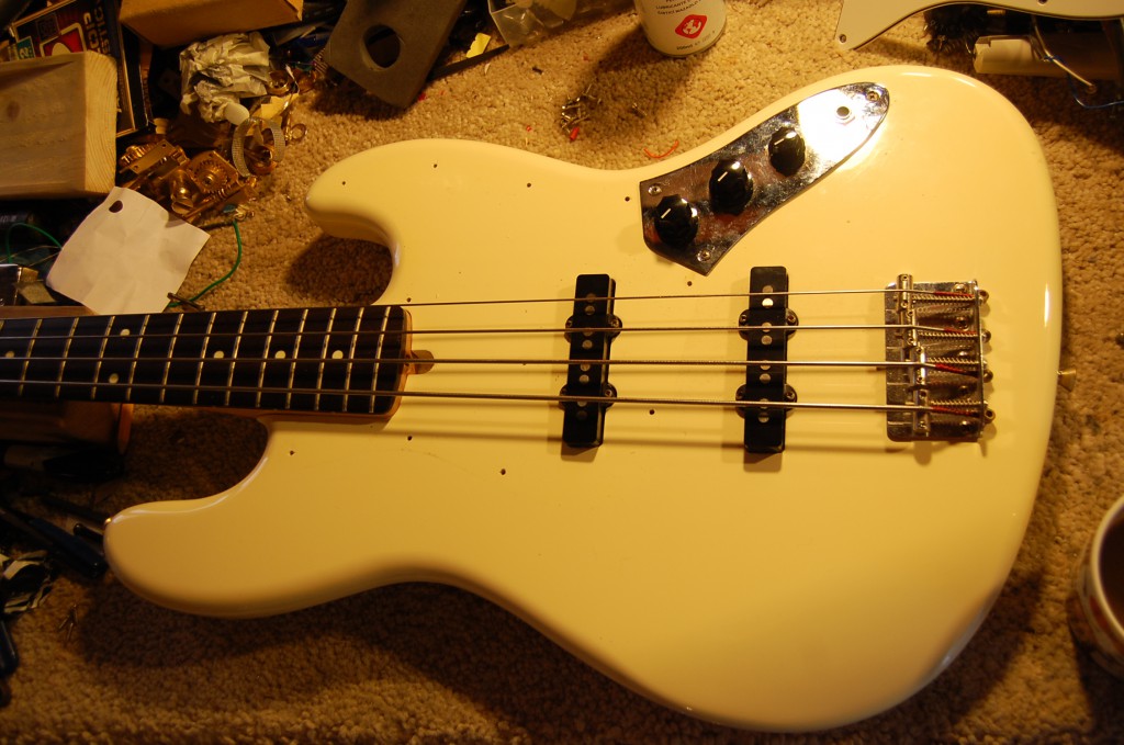 Access to the truss rod that needed tightening.