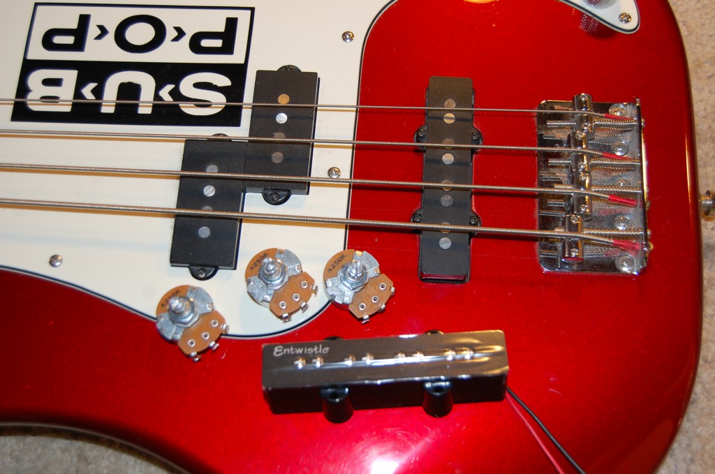 PJ Bass in to improve the sound from the bridge pickup.