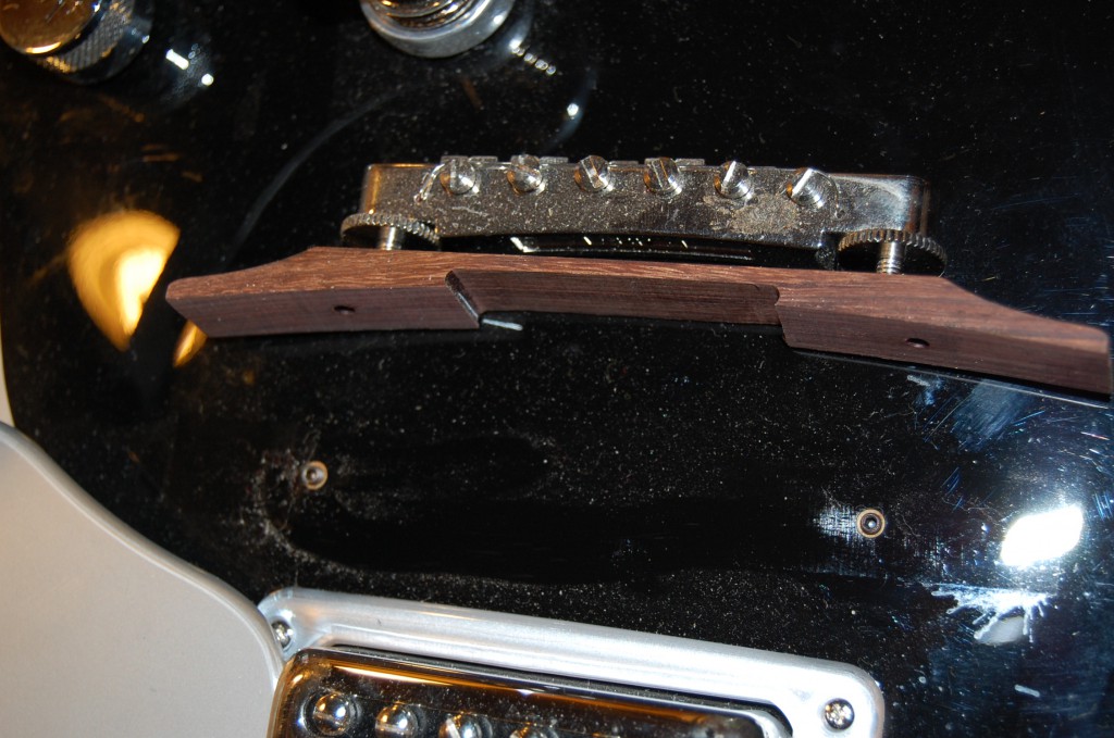 Bridge pinned in position