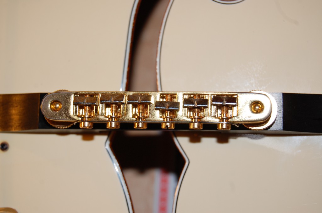 Bridge adles need to be reversed to get intonation correct