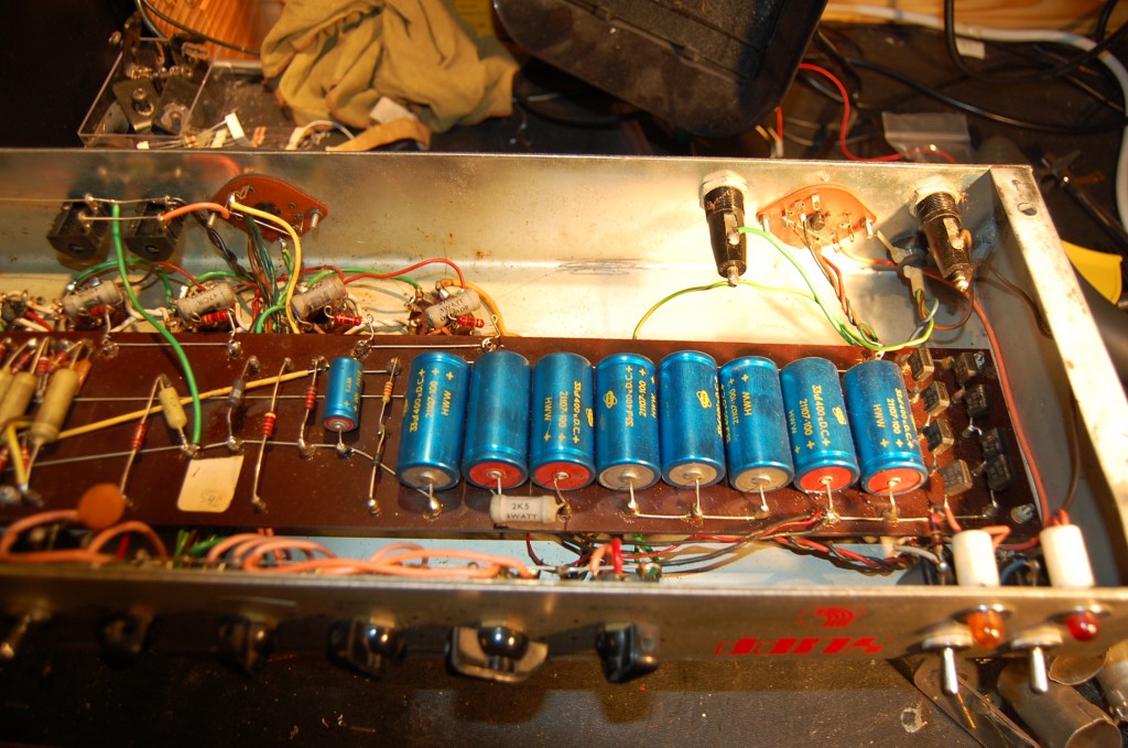 In with some old caps about to blow..