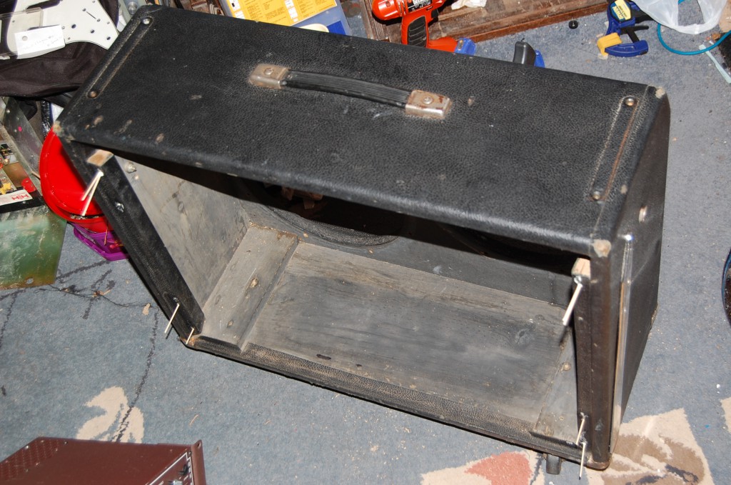 Cab empty cleaned up and screw holes filled (all a bit stripped.