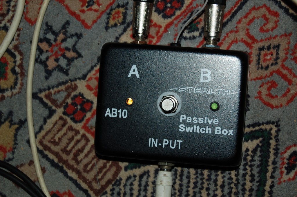 AB box I use for channel switching