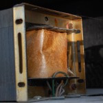Output transformer appeared creased in the windings but works fine..