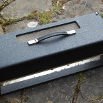 case cleaned up and 6 new corners added where the old ones had broken off. They are standerd vox corners