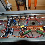 After rebuild of the amplifier with new sockets and circuit