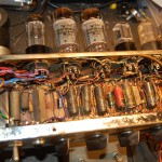 New power supply transformer installed, new rectifier 5Y3 and new output tubes!
